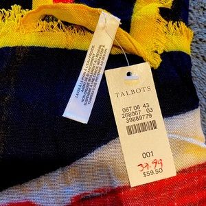 Talbots scarf NWT
